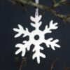 SNOWFLAKE CERAMIC HANGING DECORATION PLUTO PRODUKTER