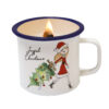 Weihnachtsmädchen Kerze-im-Becher