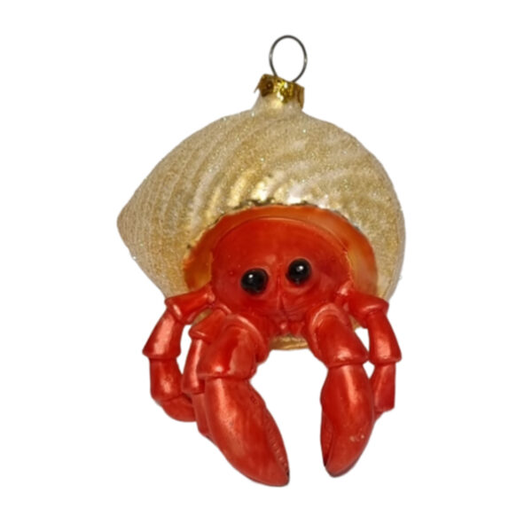 Krabbe in Schale Weihnachtskugel