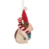Meerschweinchen mit Baum aus Filz Weihnachtshänger - Sass & Belle – Bild 2
