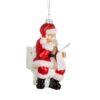 Weihnachtsmann auf Toilettenschüssel Weihnachtshänger