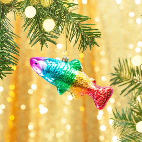 Regenbogenforelle Weihnachtskugel - Sass & Belle – Bild 2