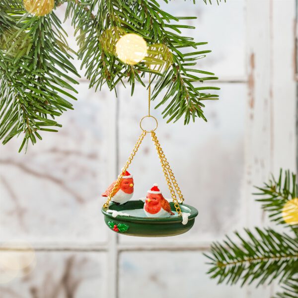 Vogeltränke Weihnachtshänger - Sass & Belle – Bild 2