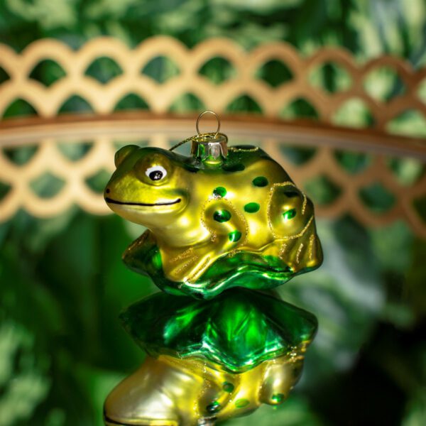 Frosch-Weihnachtskugel - Sass & Belle – Bild 2