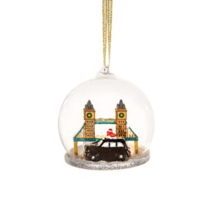Londoner Brücke und Taxi Weihnachtshänger