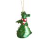 Drache mit Schal Weihnachtshänger