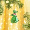 Dragon with scarf Christmas bauble