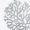 Silber koralle Metall Weihnachtsanhänger – Batela