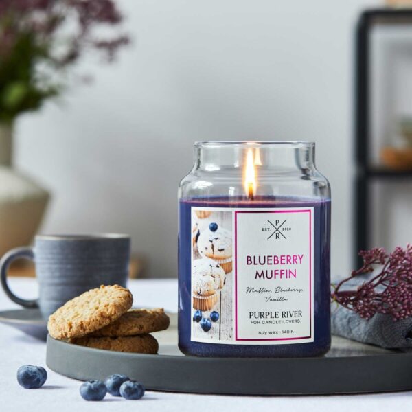 Duftkerze Blaubeermuffin