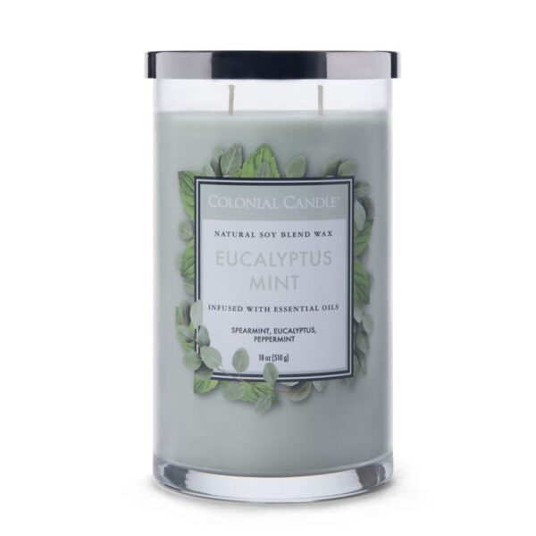 Duftkerze Classic-Zylinder Eucaluptus Mint