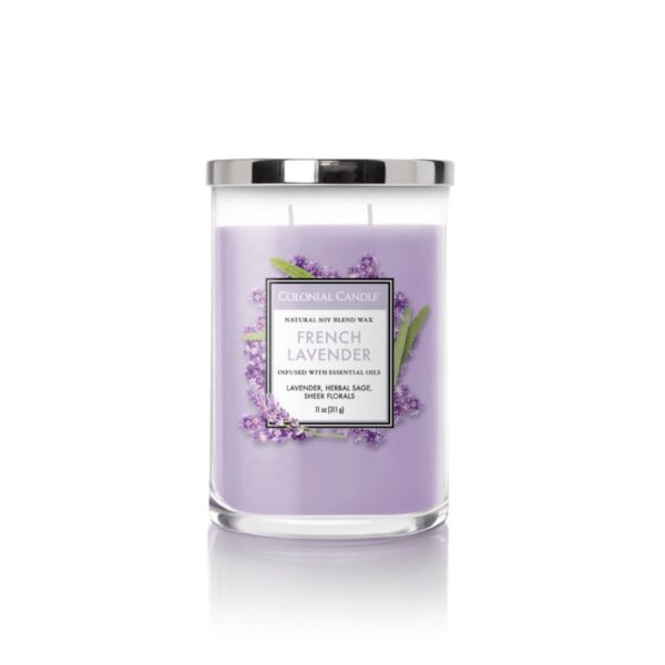 Kleine Duftkerze Classic-Zylinder Französischer Lavendel