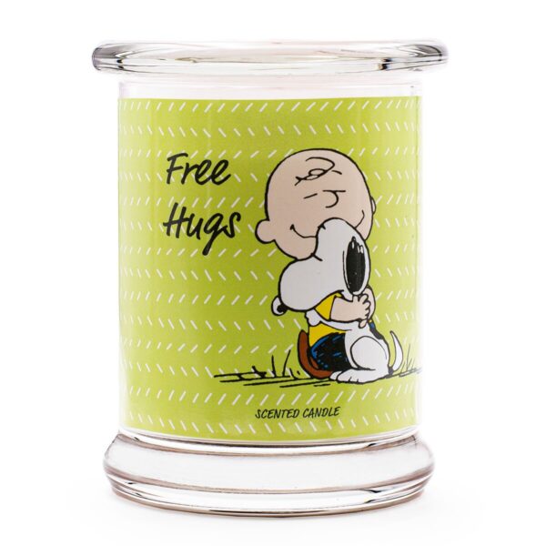 Snoopy Duftkerze Free Hugs