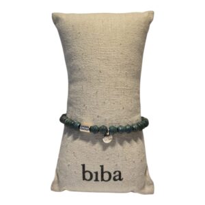 Grünes Perlenarmband  - BIBA