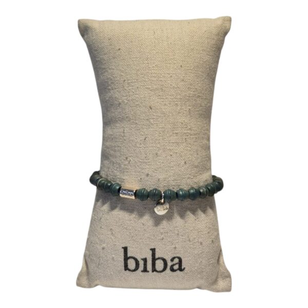 Grünes Perlenarmband  - BIBA