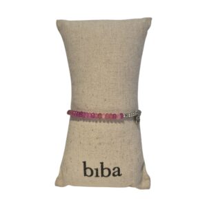 Rosa Perlenarmband - BIBA