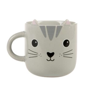 Graue Katze Becher